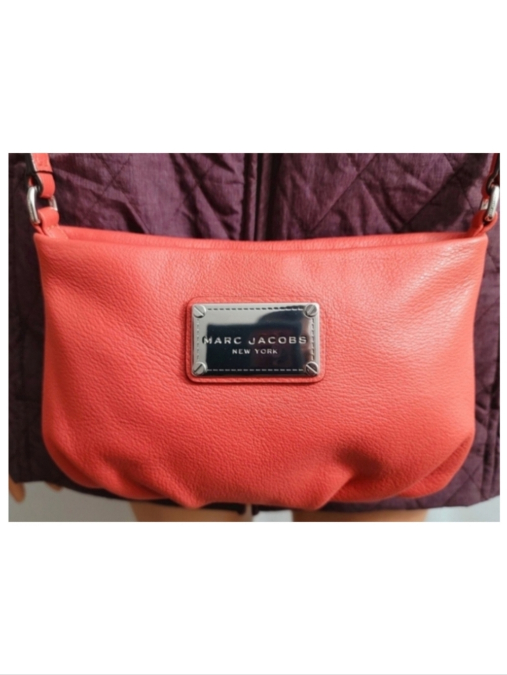 Marc Jacobs New York Classic Leather Crossbody bag.